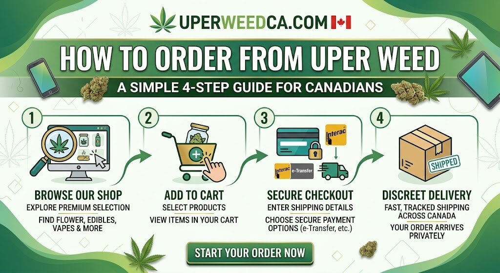 How to Order from Uper Weed Delivery