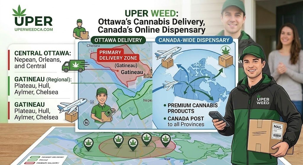 Uper Weed — Ottawa's Cannabis Delivery, Canada's Online Dispensary 24/7