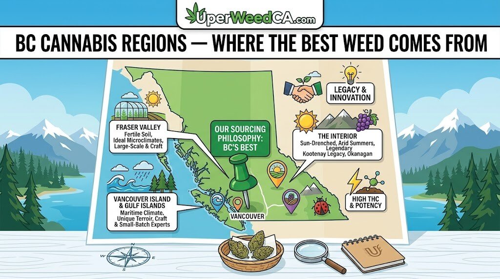 BC Cannabis Regions — Where the Best Weed Comes From | Uper Weed