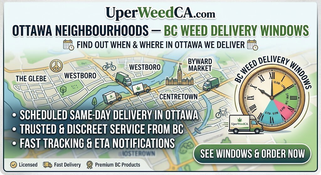Ottawa Neighbourhoods — BC Weed Delivery Windows | Uper Weed