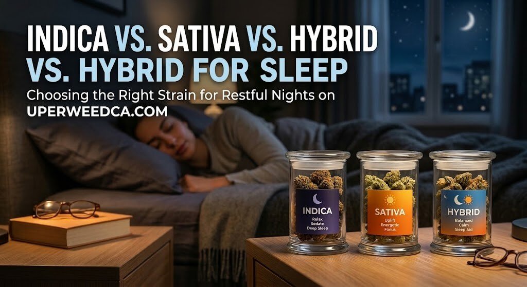 Indica vs. Sativa vs. Hybrid for Sleep
