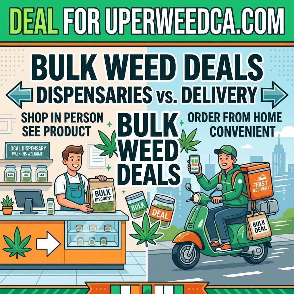 Bulk Weed Deals at Dispensaries vs. Delivery | Uper Weed