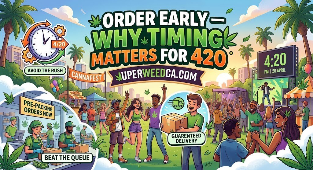 Order Early — Why Timing Matters for 420 | Uper Weed Delivery