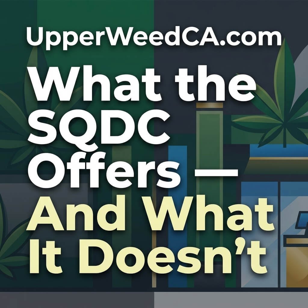 What the SQDC Offers — And What It Doesn't | Uper Weed