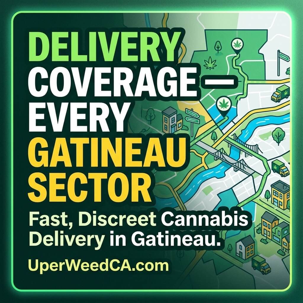 Delivery Coverage — Every Gatineau Sector | Uper Weed