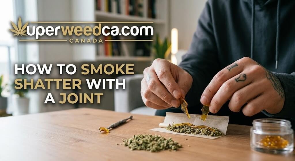 How to Smoke Shatter With a Joint weed