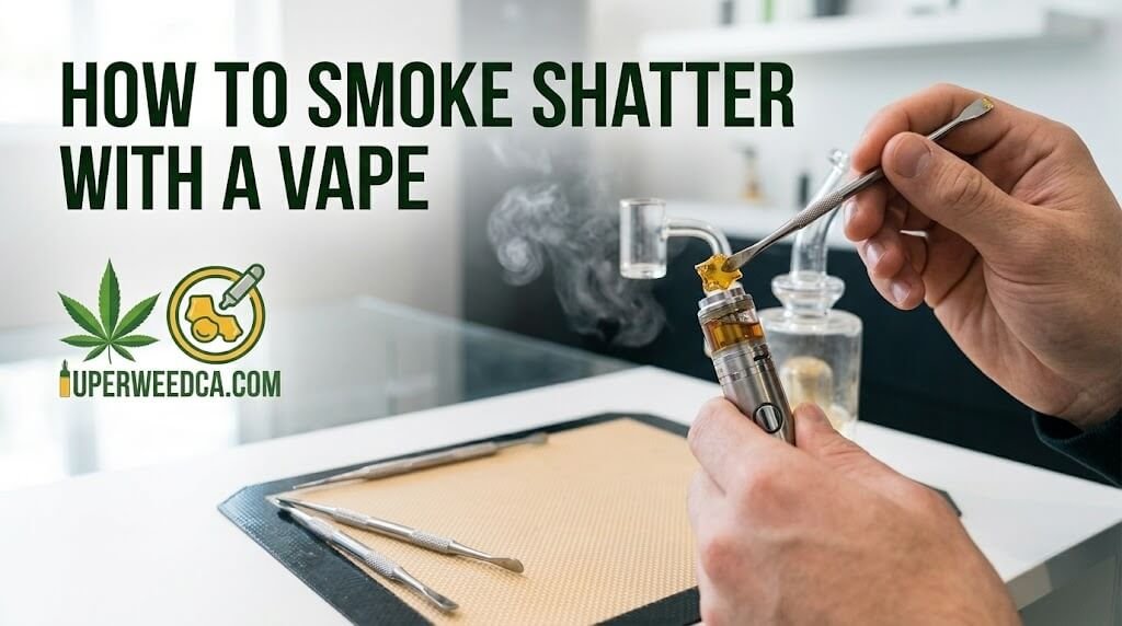 How to Smoke Shatter With a Vape pen