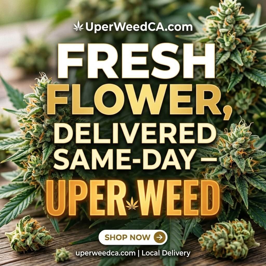 Fresh Flower, Delivered Same-Day — Uper Weed Delivery