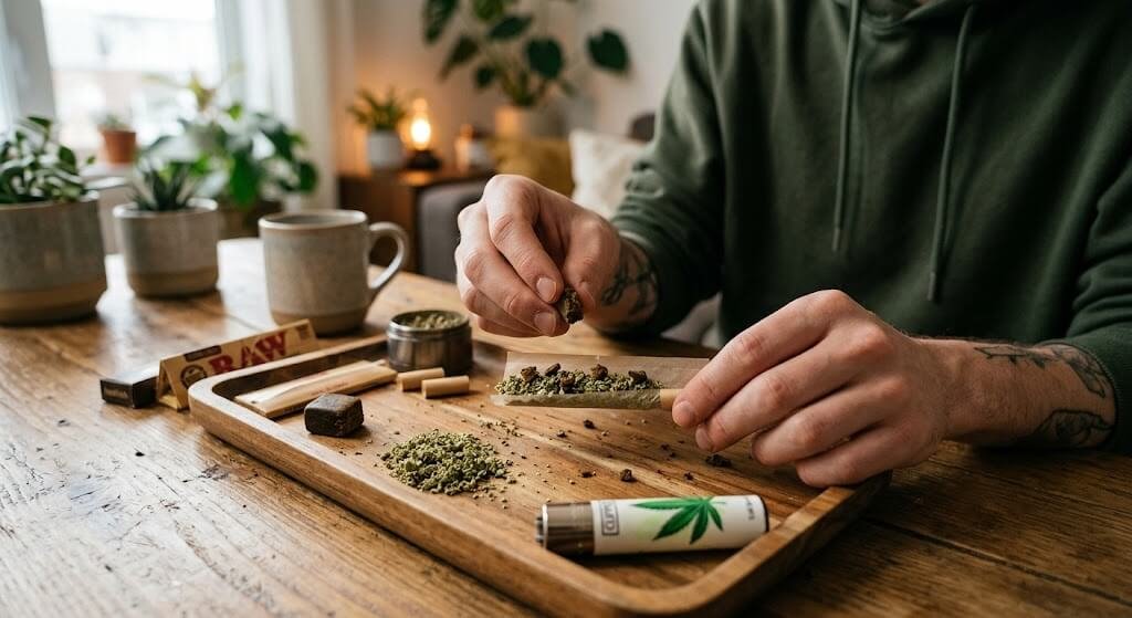 How to Smoke Hash With a Joint Weed