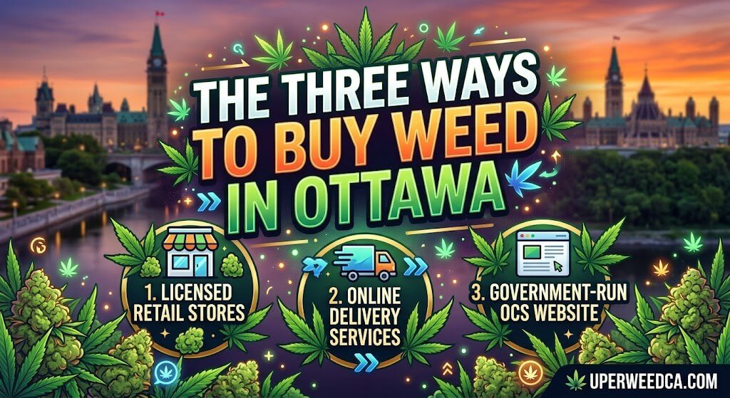The Three Ways to Buy Weed in Ottawa | Uper Weed