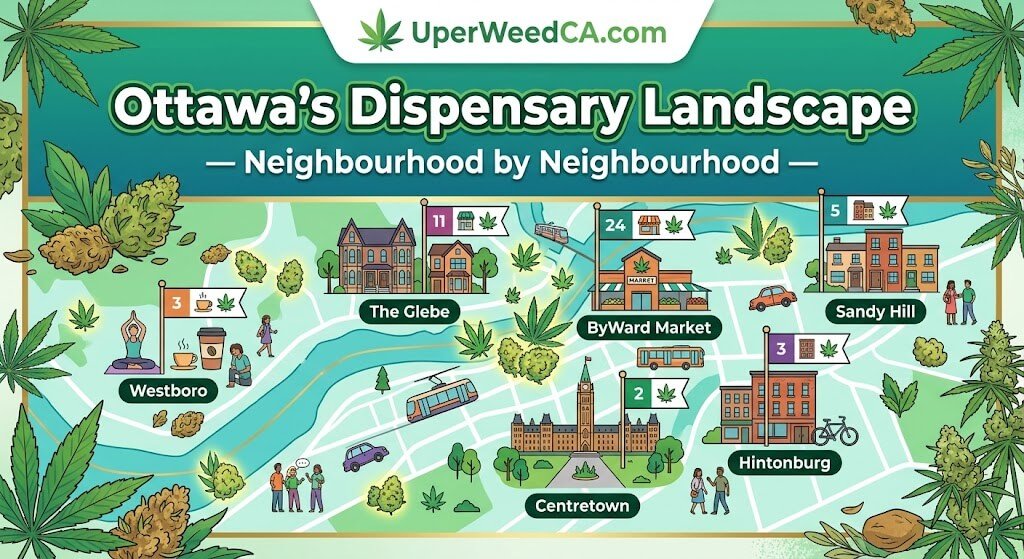 Ottawa's Dispensary Landscape — Neighbourhood by Neighbourhood | Uper Weed