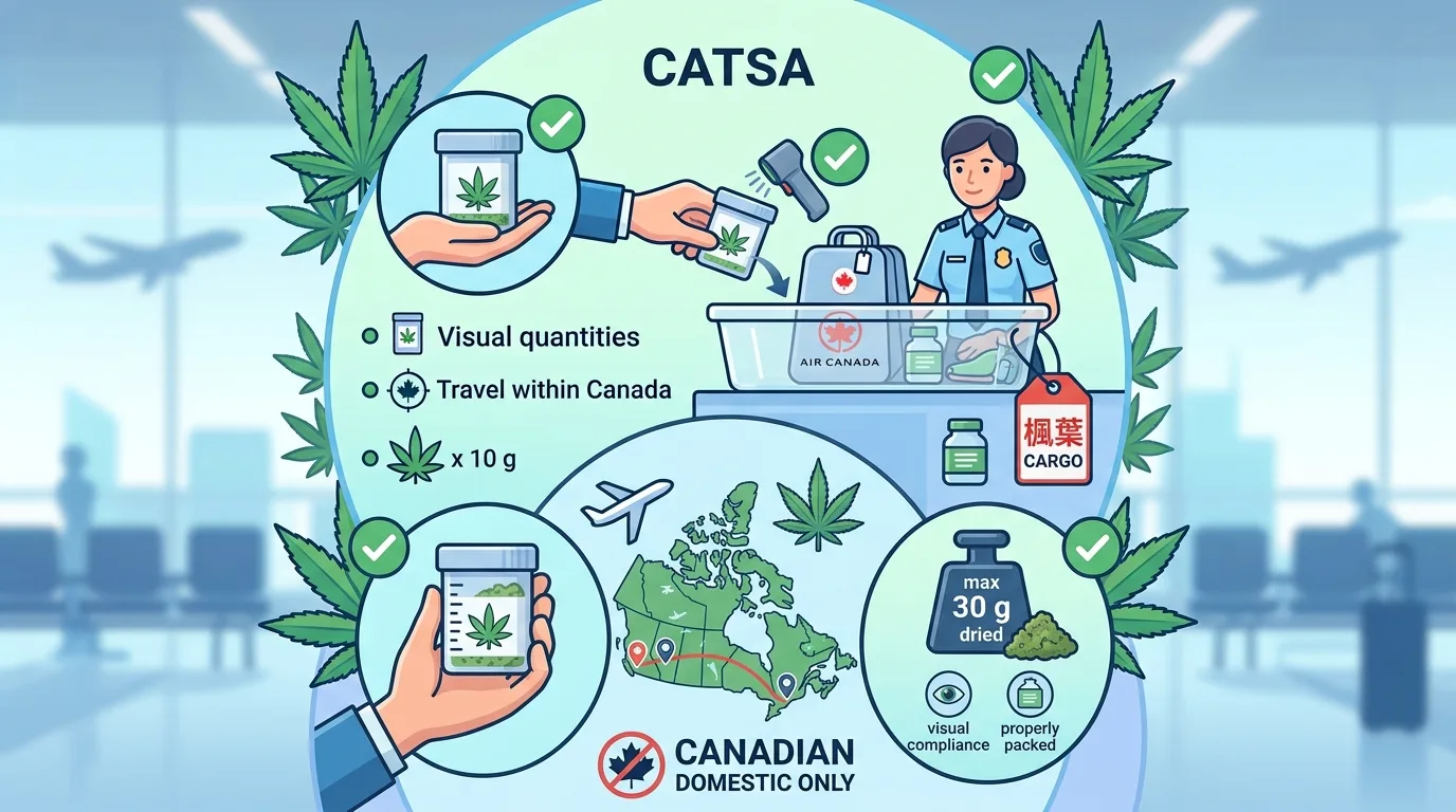 Can you travel with weed in Canada