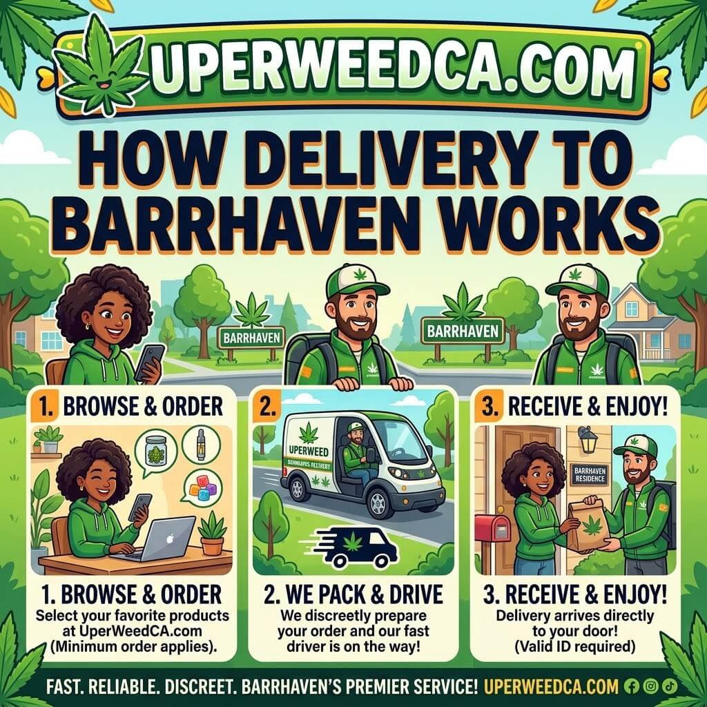 How Delivery to Barrhaven Works | Uper Weed