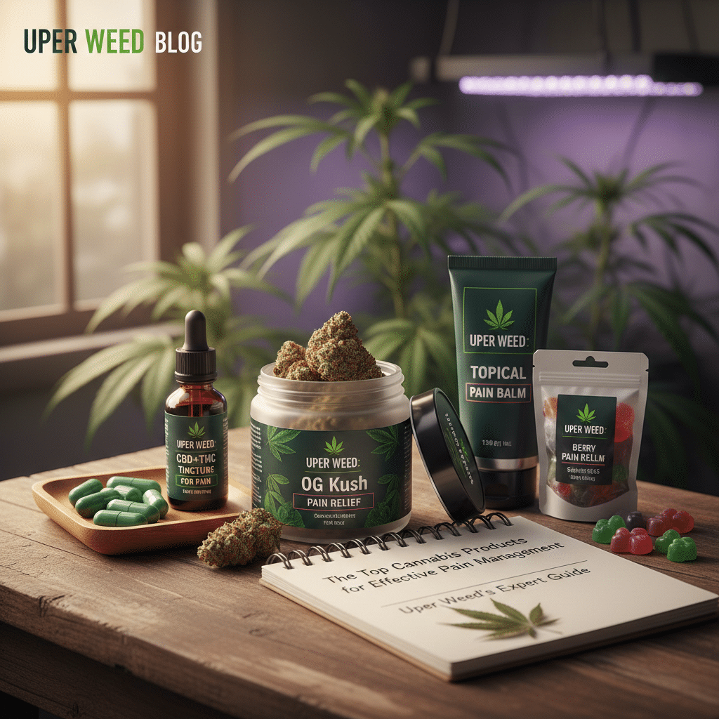 The Top Cannabis Products for Effective Pain Management: Uper Weed’s Expert Guide on Cannabis for Pain Relief