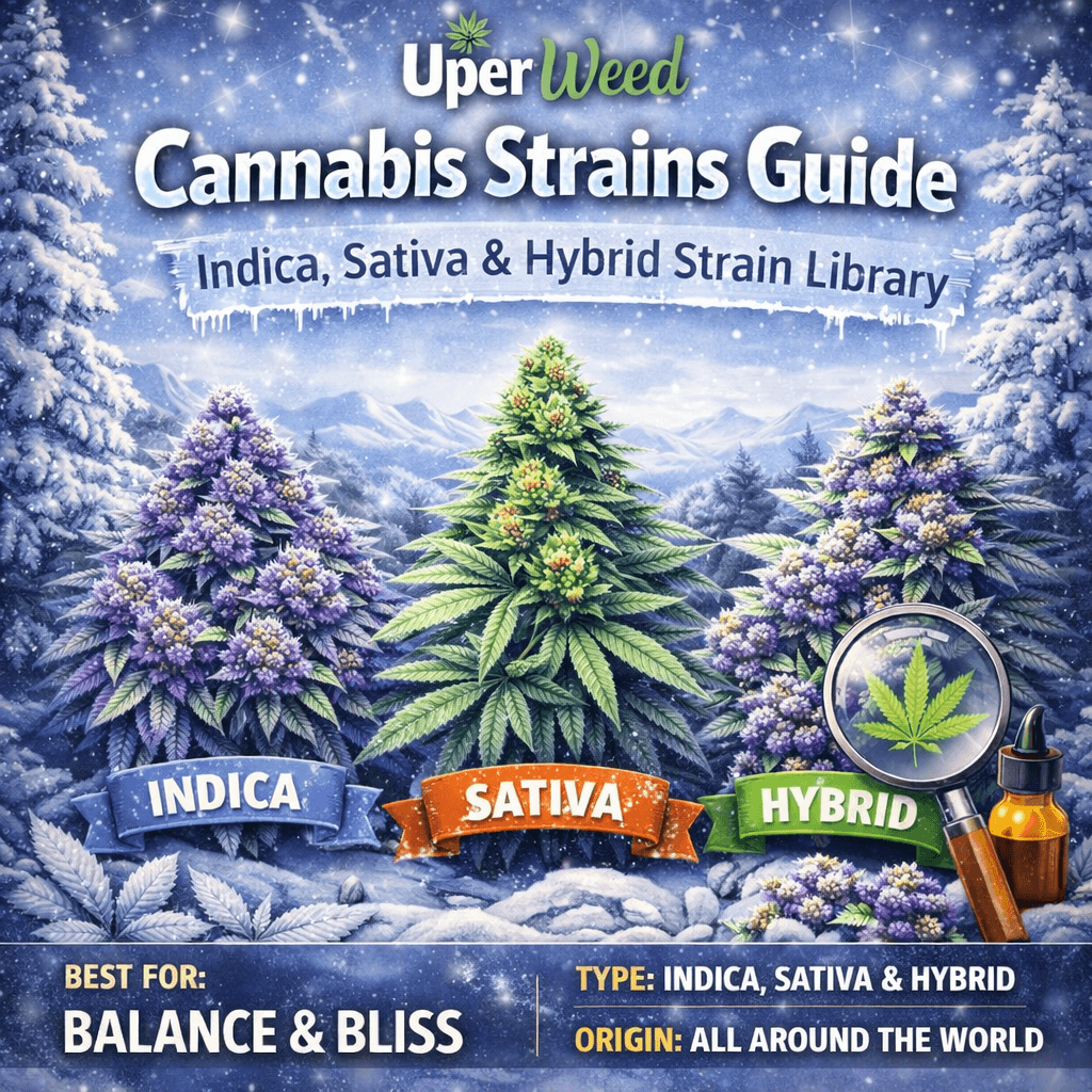 Cannabis Strains Guide – Indica, Sativa & Hybrid Strain Library