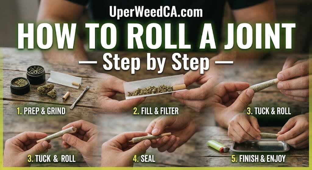 How to Roll a Joint — Step by Step | Uper Weed
