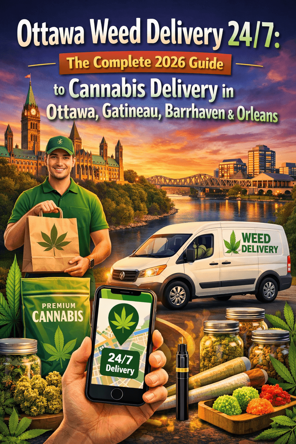 Ottawa Weed Delivery 24/7 — Who Actually Delivers Late?