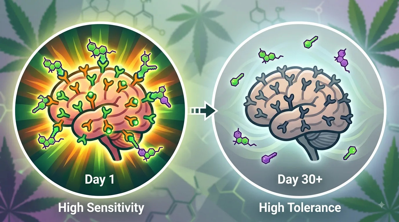 THC Tolerance Explained: Why Your Favourite Strain Doesn't Hit Like It Used To