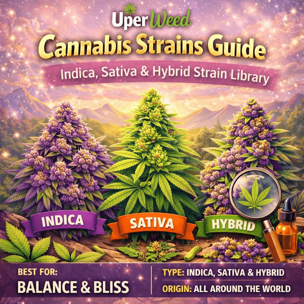 Cannabis Strains – Indica, Sativa & Hybrid Strain