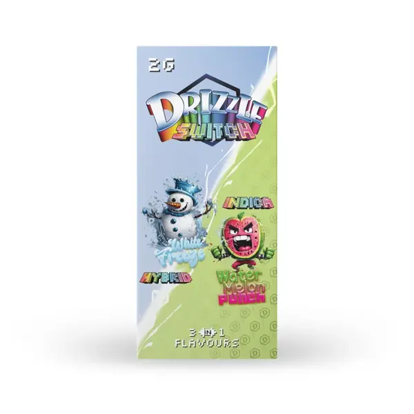 Drizzle 2g Switch Vape 3-in-1 (White Freeze & Watermelon Punch)