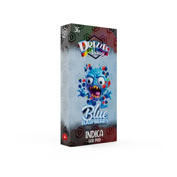 Blue Raspberry - Drizzle Factory Vape 3g Premium Disposable Vape
