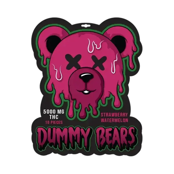 Dummy Bears 5000mg THC Gummies - Strawberry