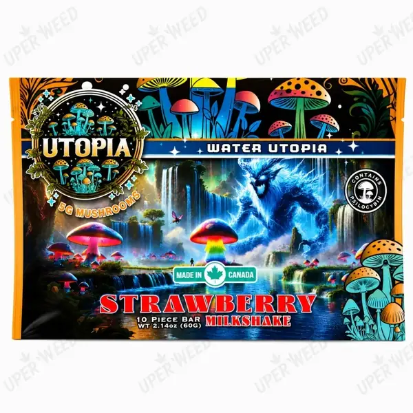 Utopia 5000mg - Psilocybin Chocolate - Strawberry Milkshake