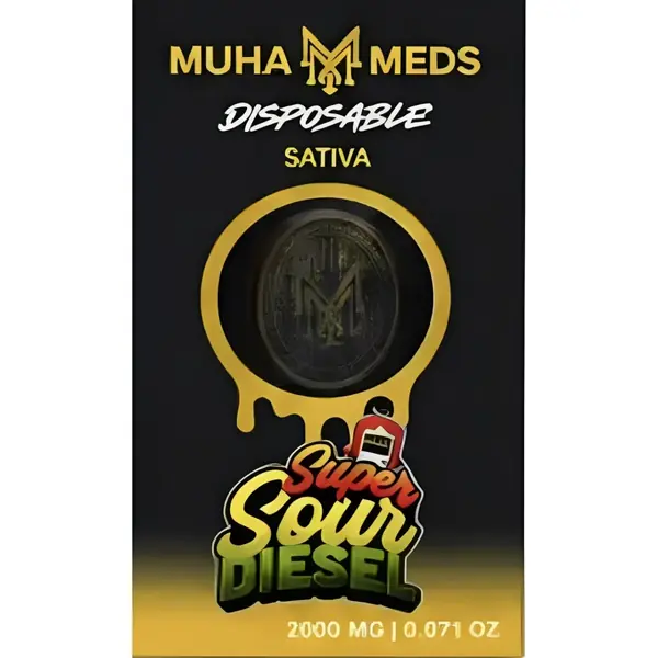 Muha Meds - 2000mg Vape Pen - Super Sour Diesel