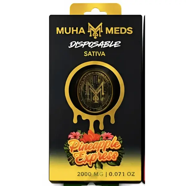 Muha Meds - 2000mg Vape Pen - Pineapple Express