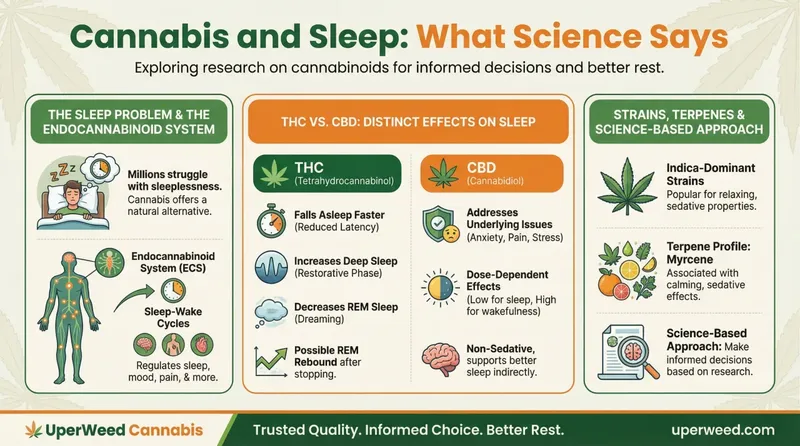 Infographic: Cannabis and Sleep: What Science Says