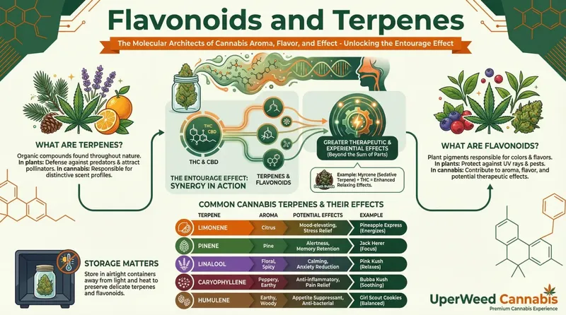 Infographic: Flavonoids and Terpenes