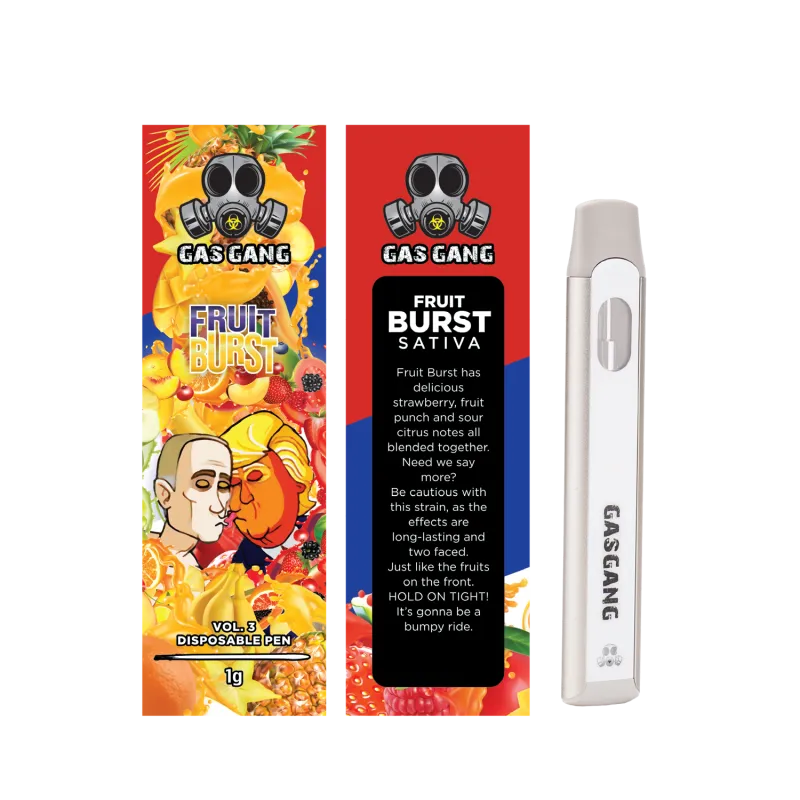 Gas Gang 1g Flavour THC Vape Pen – Premium Distillate | Gush-ERS photo 27