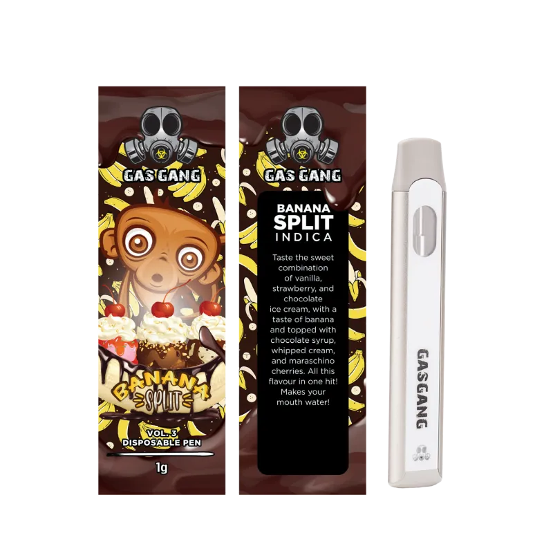 Gas Gang 1g Flavour THC Vape Pen – Premium Distillate | Strawberry Banana photo 7
