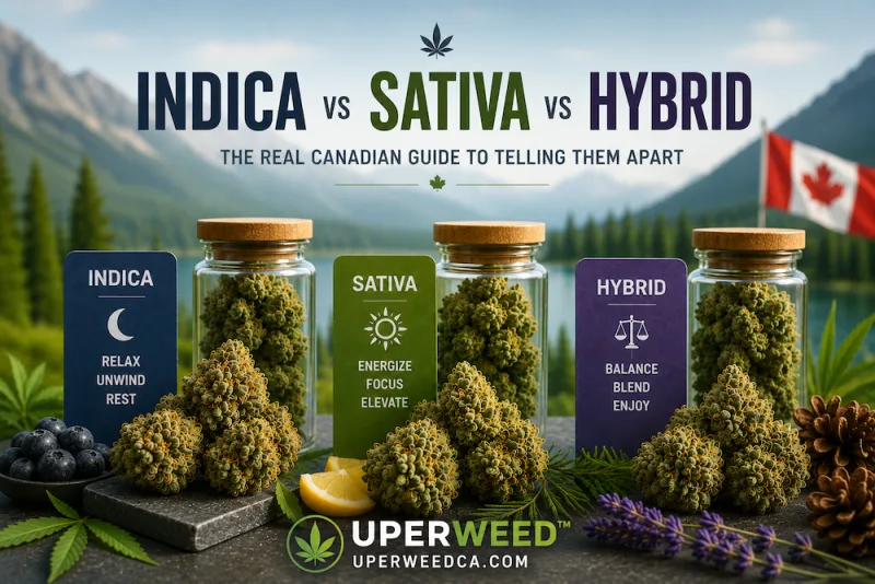 Indica vs Sativa vs Hybrid: The Real Canadian Guide to Telling Them Apart