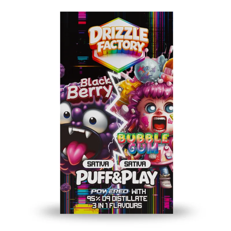 Blackberry/Bubble Gum - Puff & Play 6g Vape