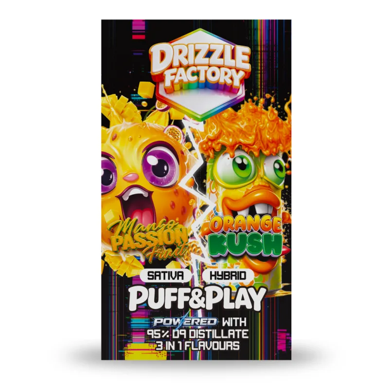 Mango Passionfruit/Orange Kush - Puff & Play 6g Vape