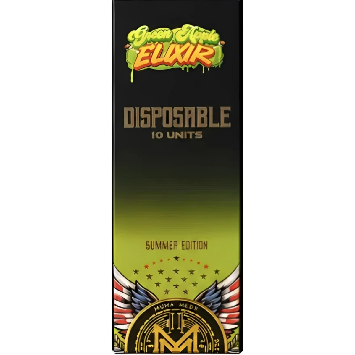 Muha Meds - 2000mg Vape Pen - Green Apple Elixir photo 2