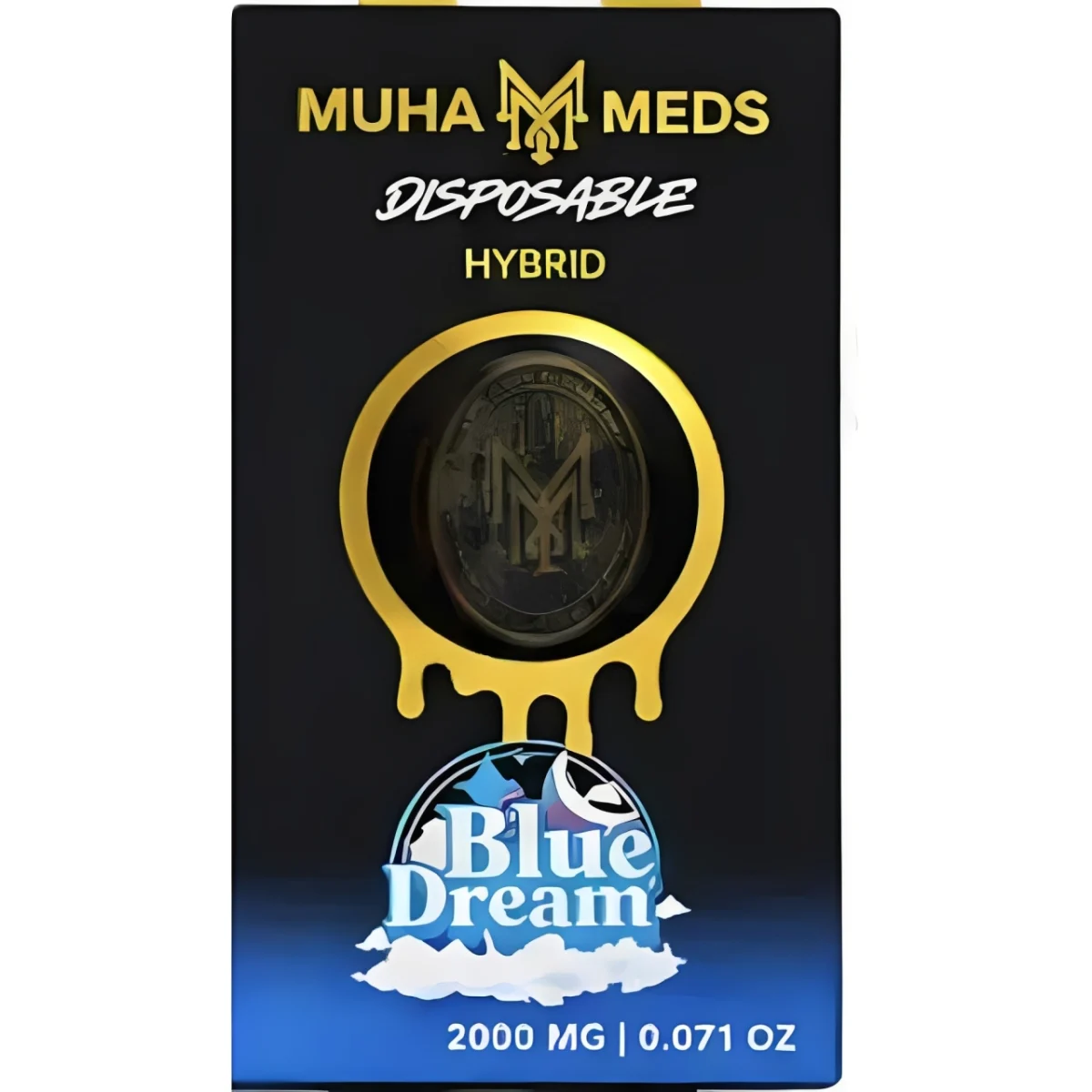 Muha Meds - 2000mg Vape Pen - Blue Dream
