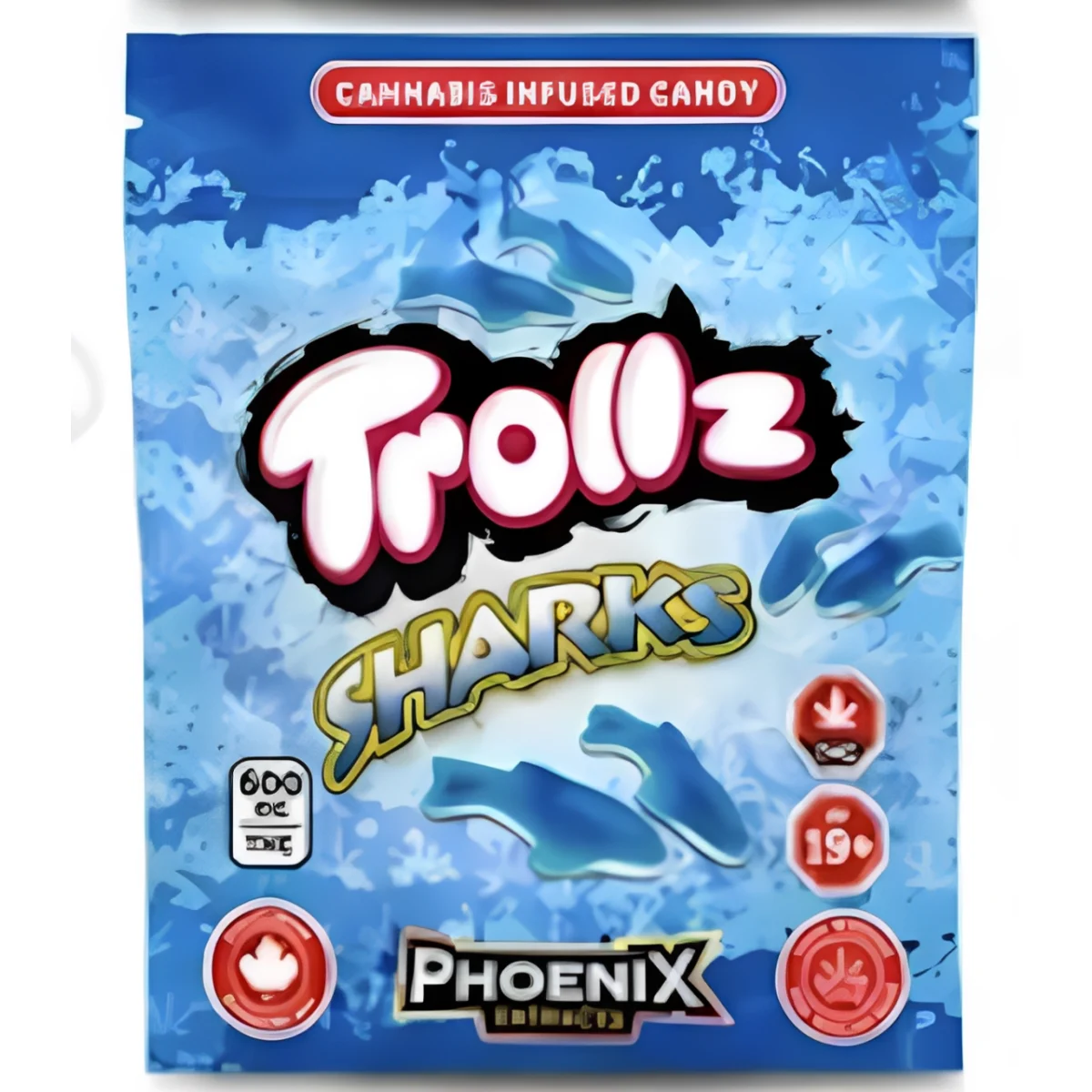 Trollz THC Candies 600MG - Sharks