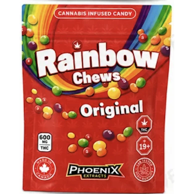 Rainbow Chews THC Candies 600MG - Original