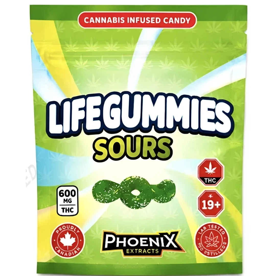 Lifegummies THC Candies 600 MG - Sours