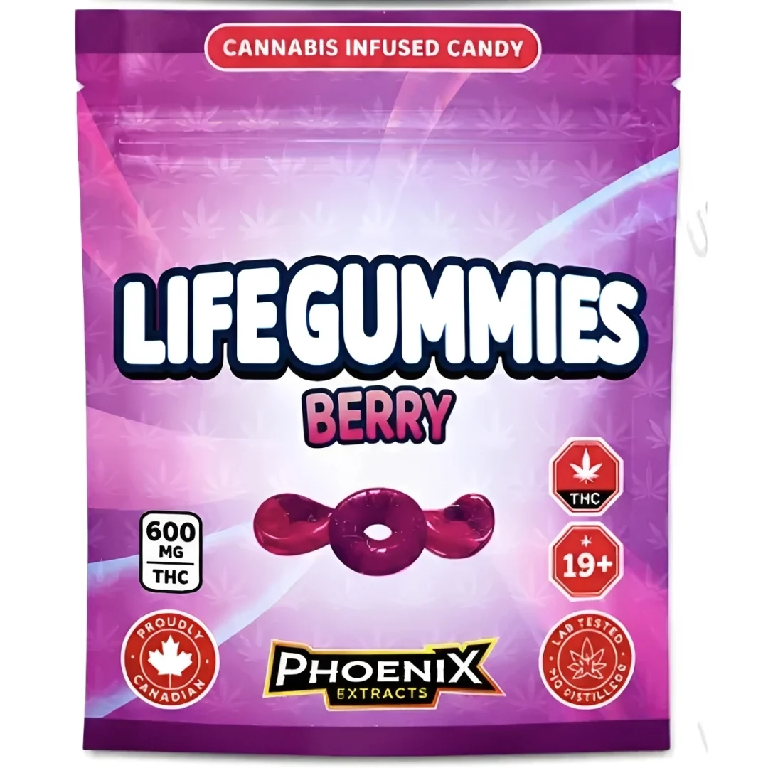 Lifegummies THC Candies 600 MG - Berry