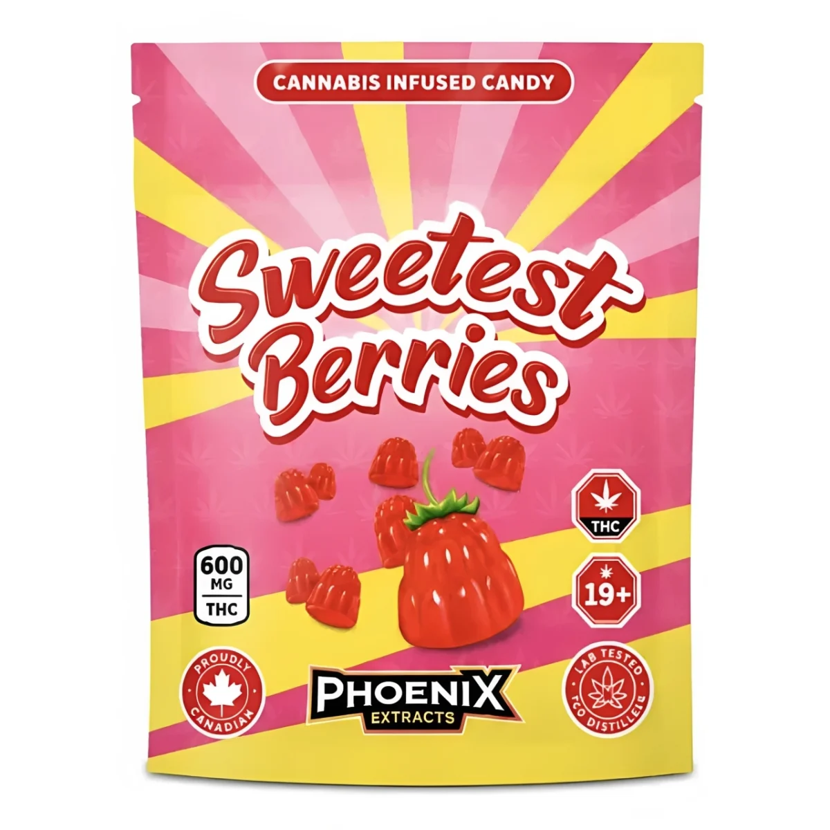 Sweetest Berries THC Candies 600MG