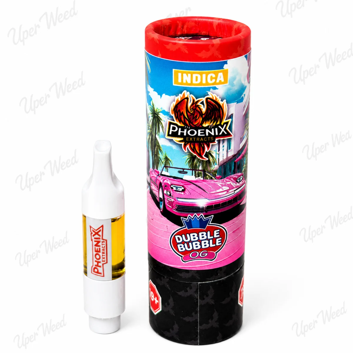 Phoenix Indica - Dubble Bubble OG 1g Live Resin Vape Cartridge photo 1