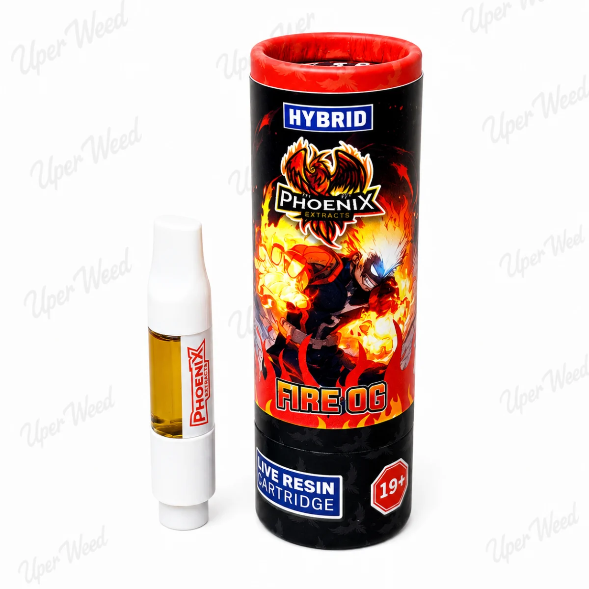 Phoenix Hybrid - Fire OG 1g Live Resin Vape Cartridge photo 1