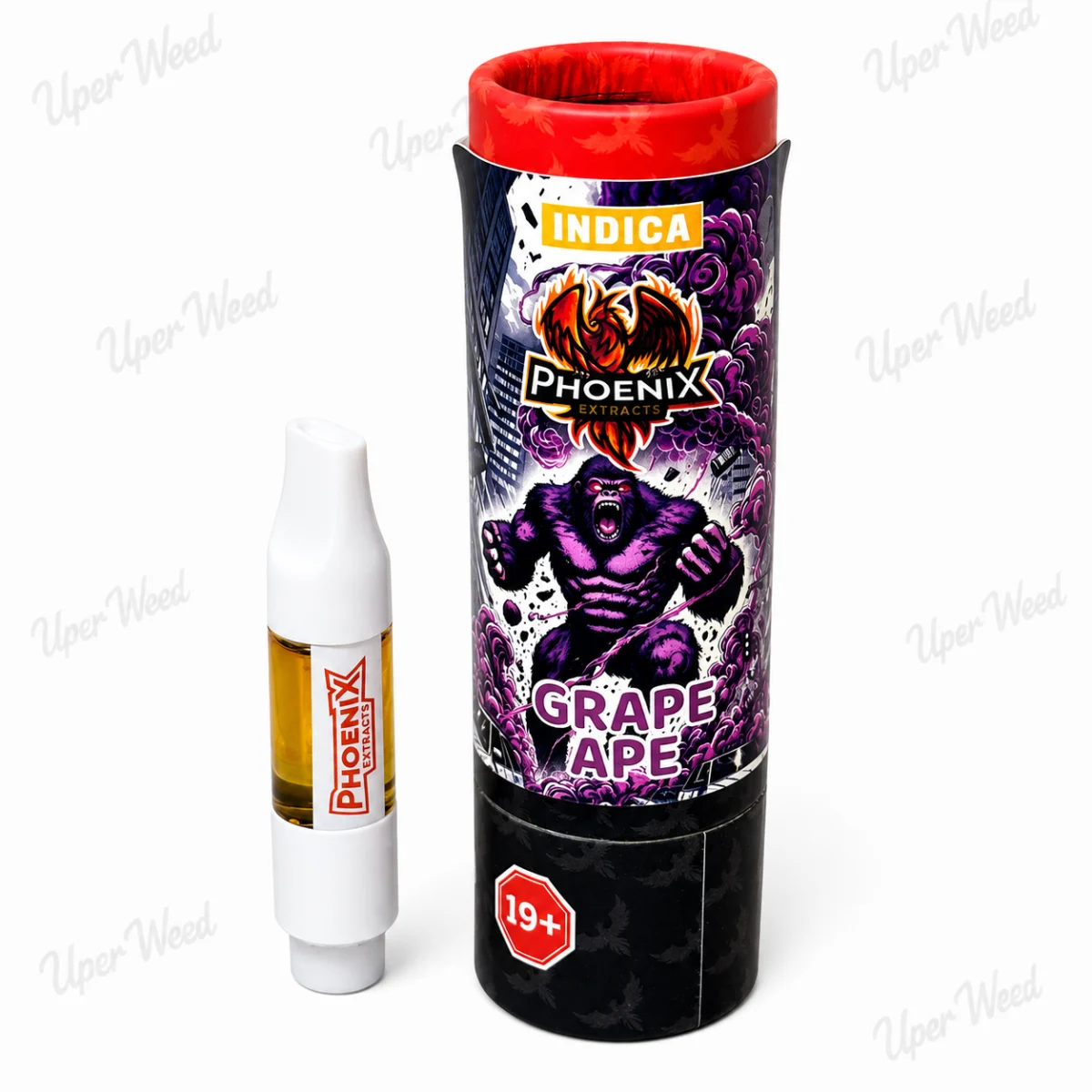 Phoenix Indica - Grape Ape OG 1g Live Resin Vape Cartridge photo 1