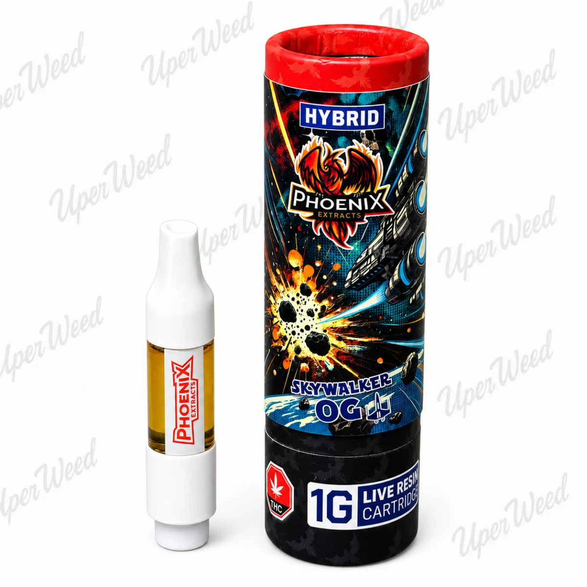 Phoenix Hybrid - Skywalker OG 1g Live Resin Vape Cartridge photo 1