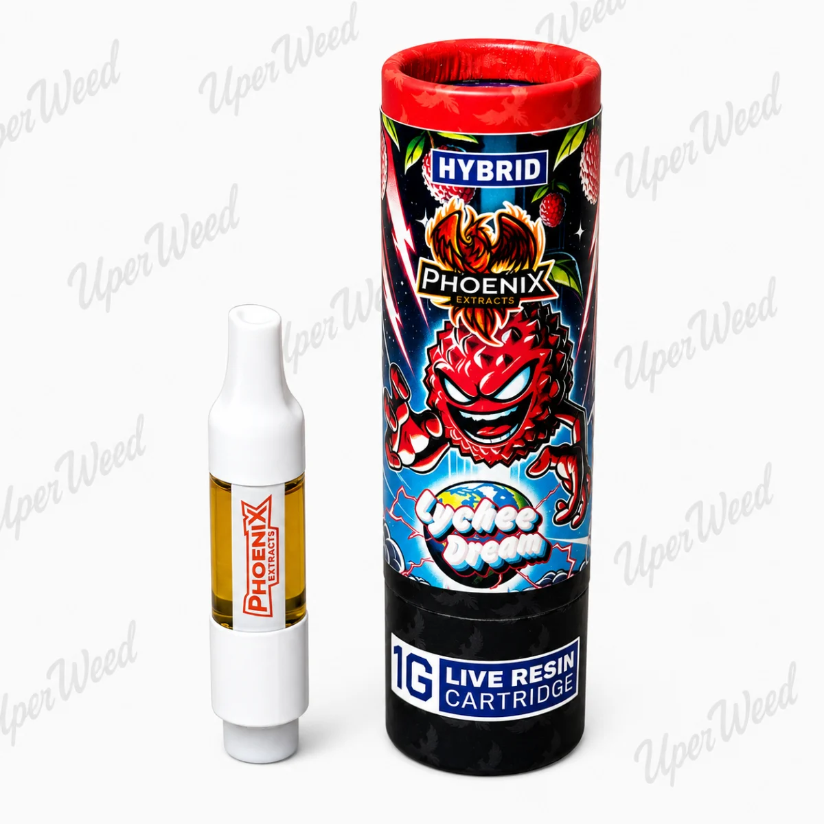 Phoenix Hybrid - Lychee Dream 1g Live Resin Vape Cartridge photo 1
