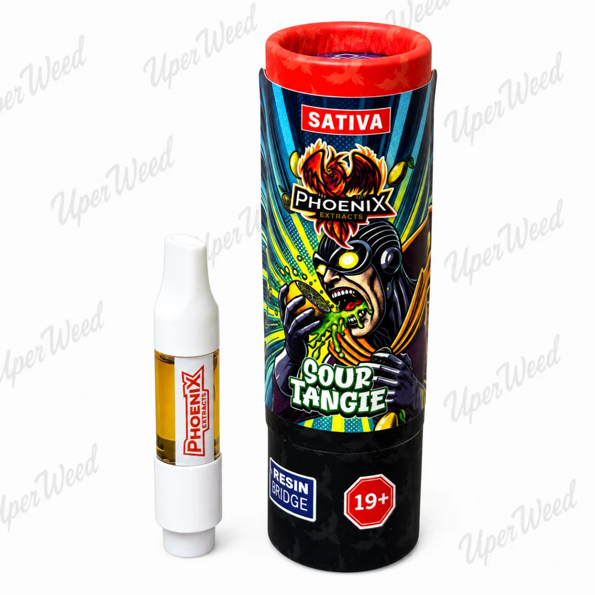 Phoenix Sativa - Sour Tangie 1g Live Resin Vape Cartridge photo 1