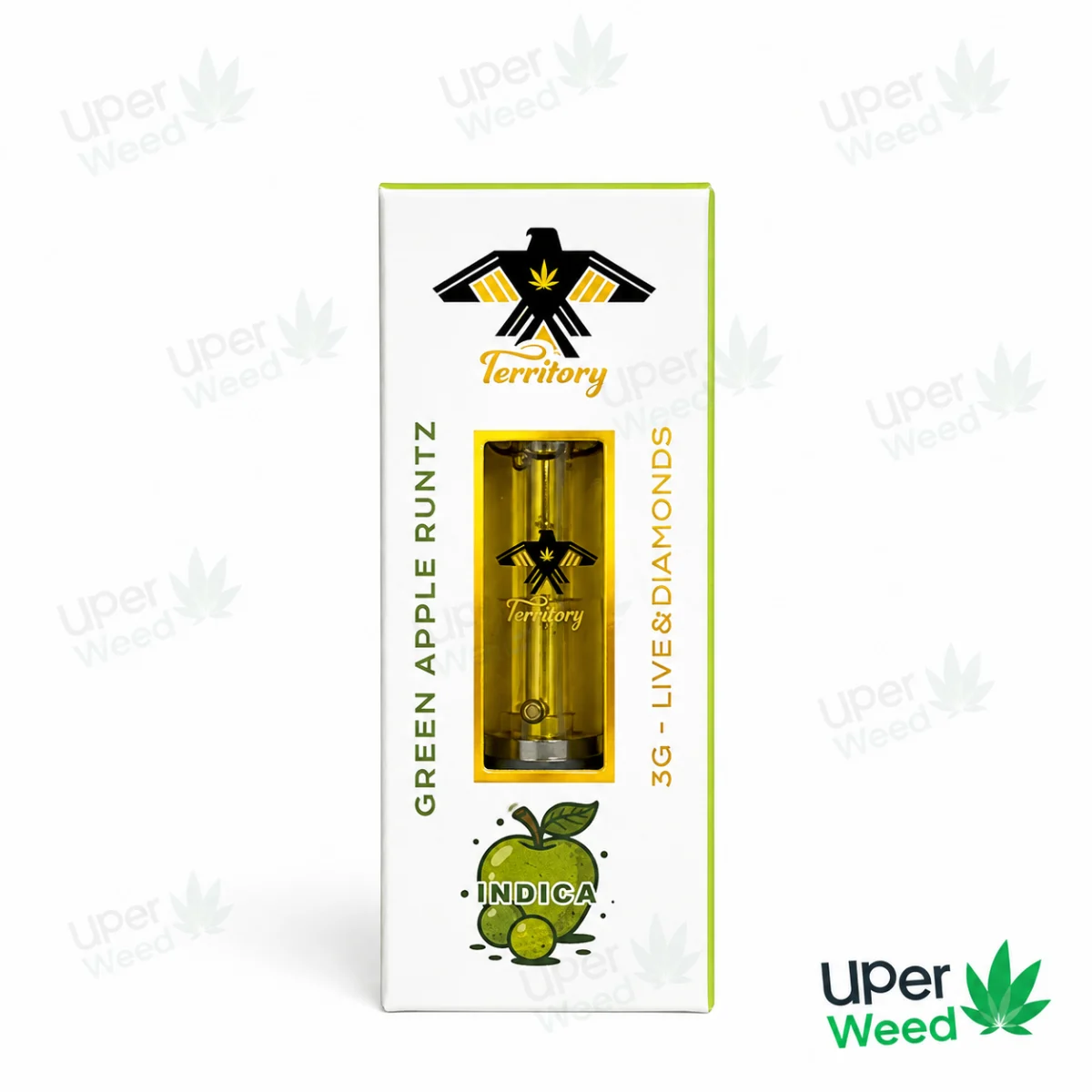 Territory 3G Cartridges | Live Diamonds Green Apple Runtz Indica photo 1